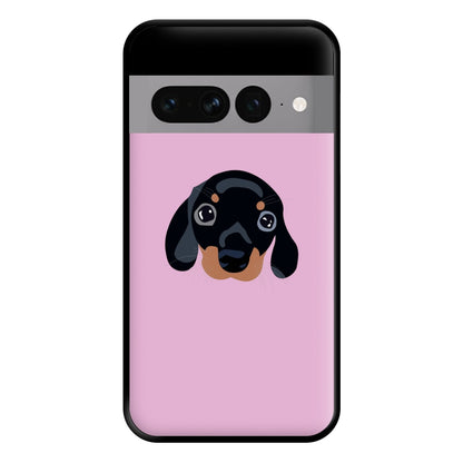 Black - Dachshunds Phone Case for Google Pixel 7 Pro