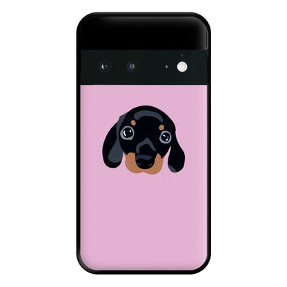 Black - Dachshunds Phone Case for Google Pixel 6a