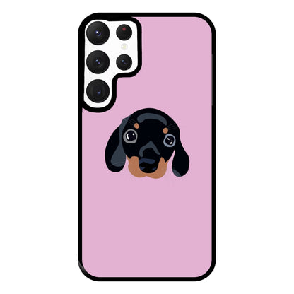 Black - Dachshunds Phone Case for Galaxy S22 Ultra