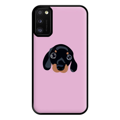 Black - Dachshunds Phone Case for Galaxy A41