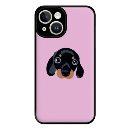 Black - Dachshunds Phone Case for iPhone 14