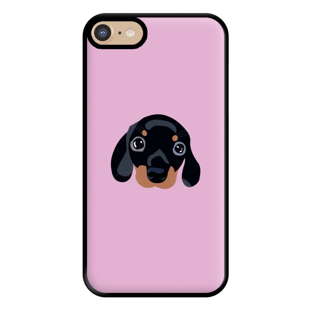 Black - Dachshunds Phone Case for iPhone 6 / 7 / 8 / SE