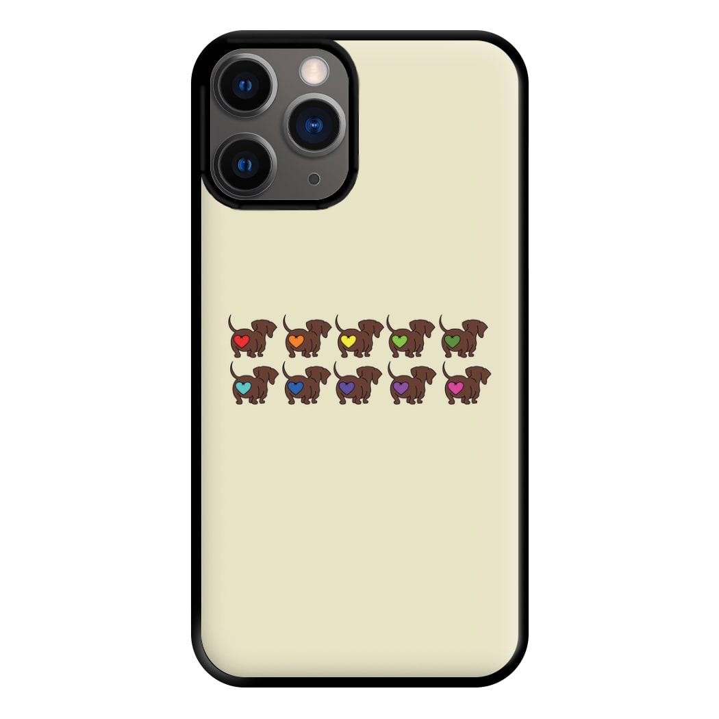 Love hearts - Dachshunds Phone Case for iPhone 12 Pro Max