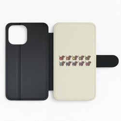 Love hearts - Dachshunds Flip Phone Case
