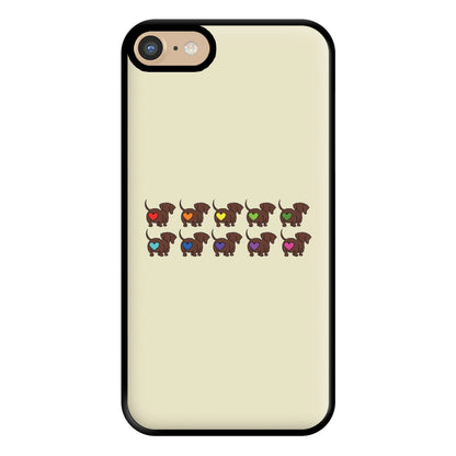 Love hearts - Dachshunds Phone Case for iPhone 6 / 7 / 8 / SE