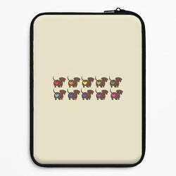 Love hearts - Dachshunds Universal Laptop Sleeve
