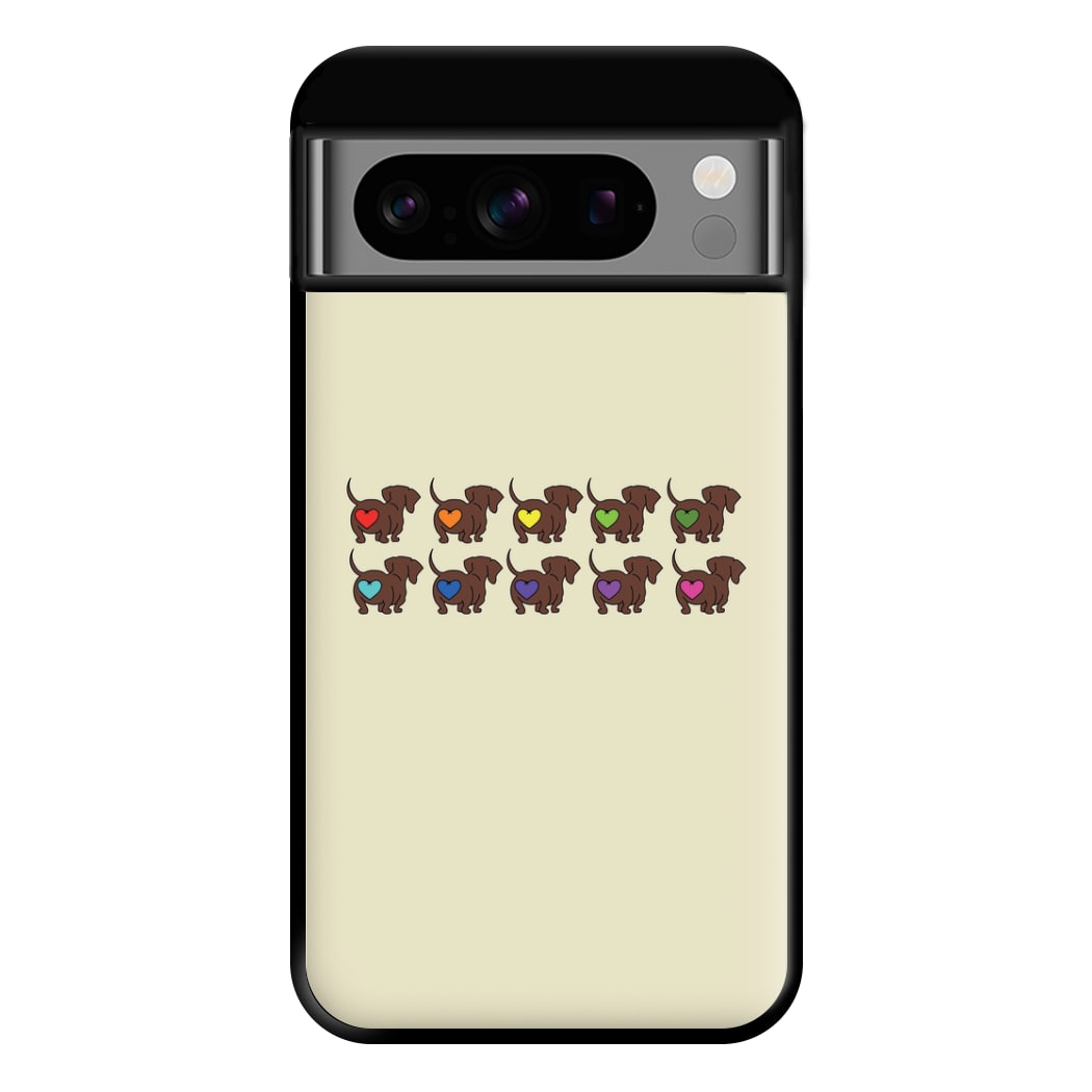 Love hearts - Dachshunds Phone Case for Google Pixel 8 Pro