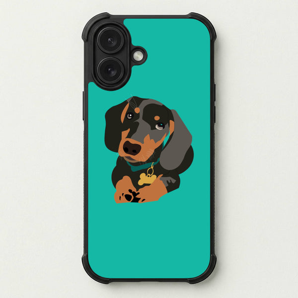 Black & brown - Dachshunds Phone Case — Bumper case