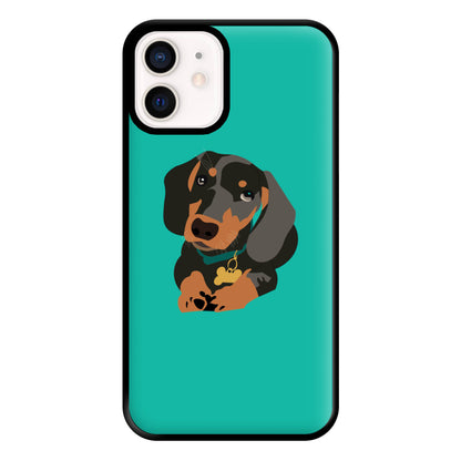 Black & brown - Dachshunds Phone Case for iPhone 13 Mini