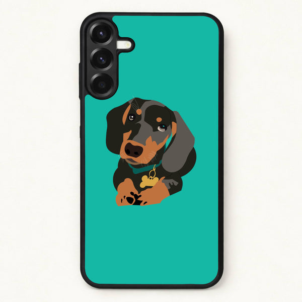 Black & brown - Dachshunds Phone Case for Galaxy A37