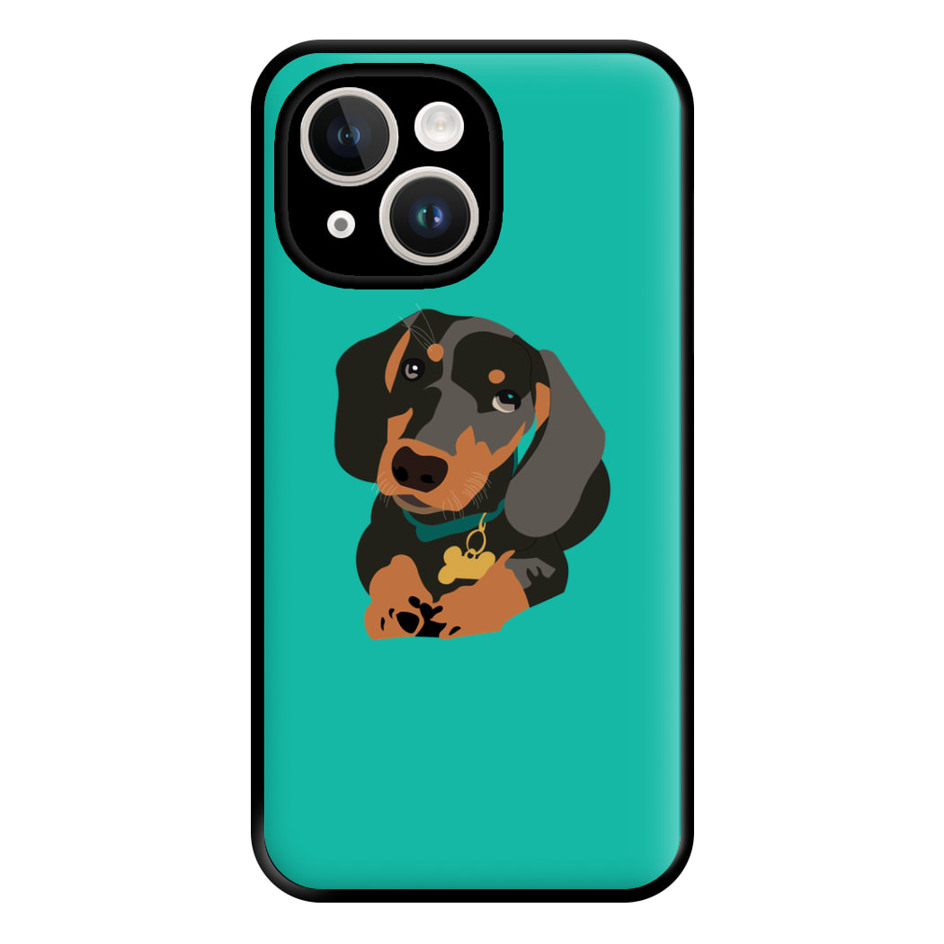 Black & brown - Dachshunds Phone Case for iPhone 14 Plus