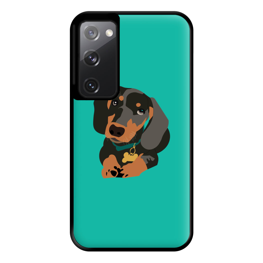 Black & brown - Dachshunds Phone Case for Galaxy S20FE