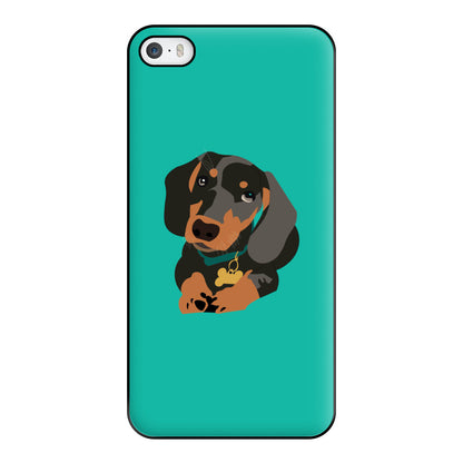 Black & brown - Dachshunds Phone Case for iPhone 5 / 5s / SE 2016