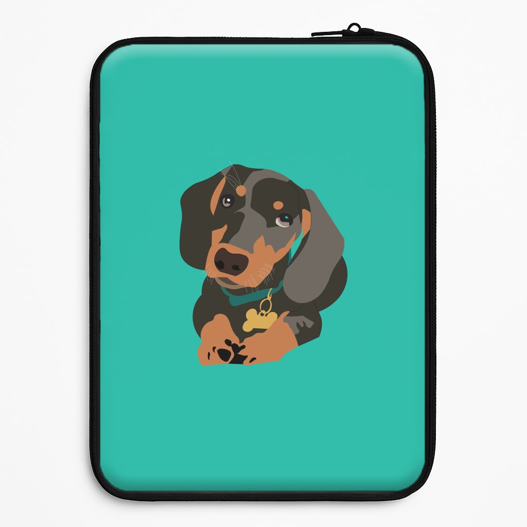 Black & brown - Dachshunds Laptop Sleeve