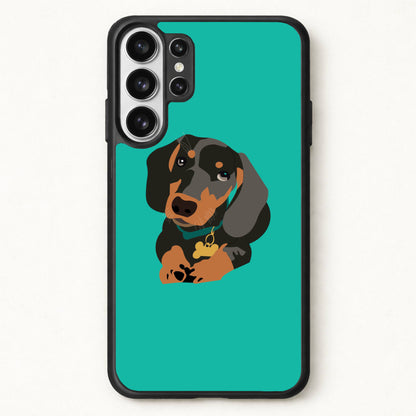 Black & brown - Dachshunds Phone Case for Galaxy S26 Ultra