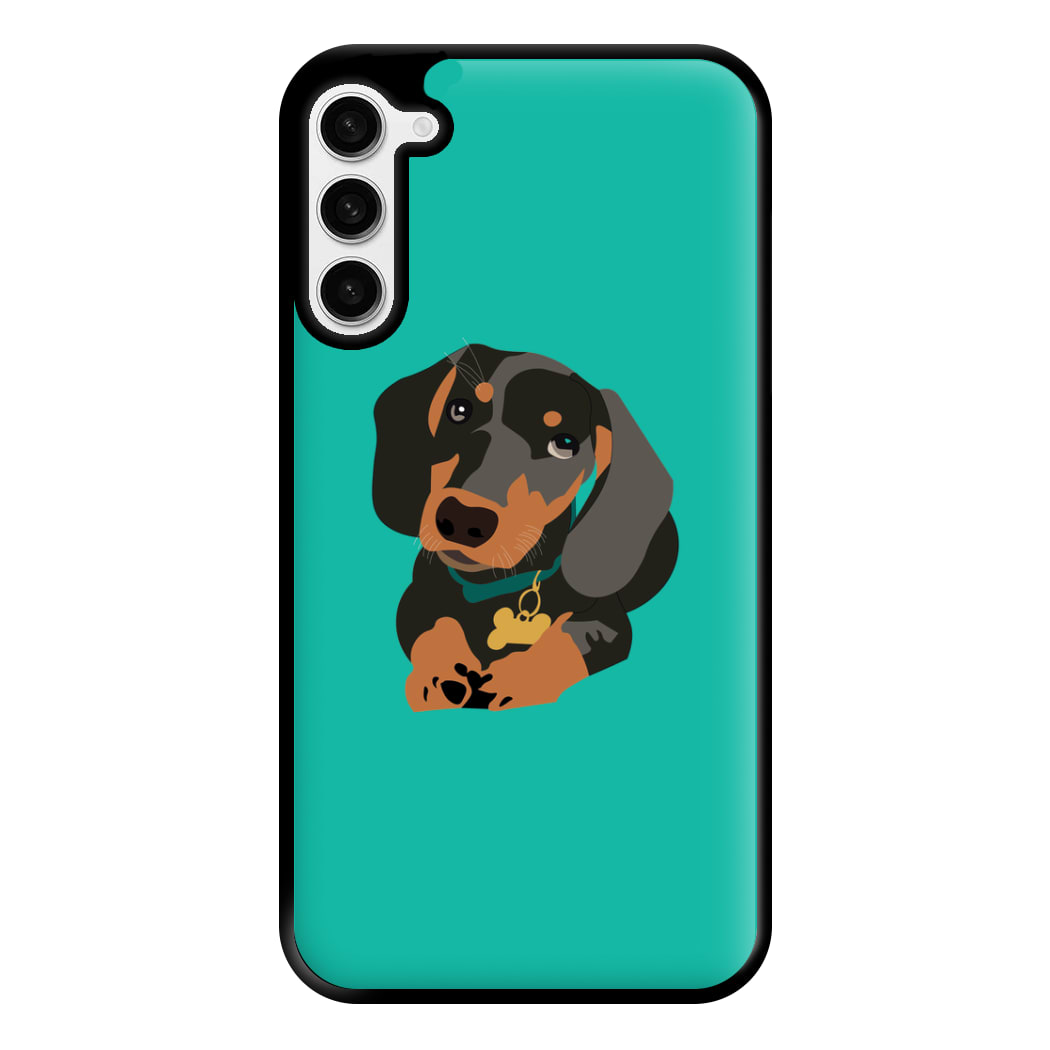 Black & brown - Dachshunds Phone Case for Galaxy S23 Plus