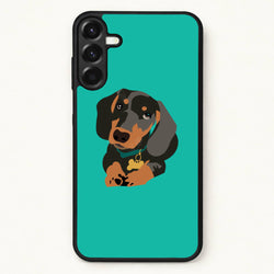 Black & brown - Dachshunds Phone Case for Galaxy A37