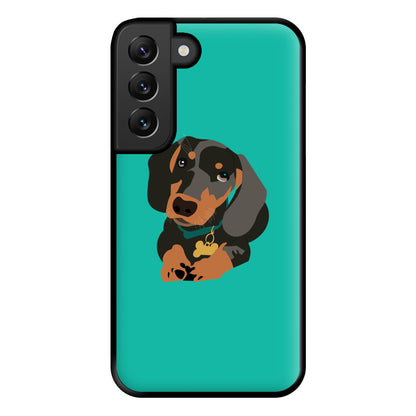 Black & brown - Dachshunds Phone Case for Galaxy S22 Plus