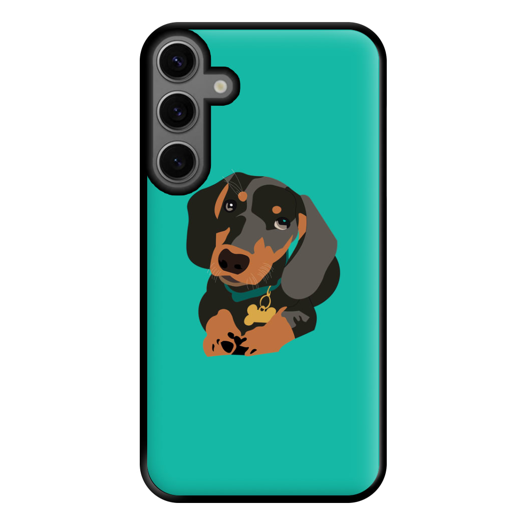 Black & brown - Dachshunds Phone Case for Galaxy S23FE