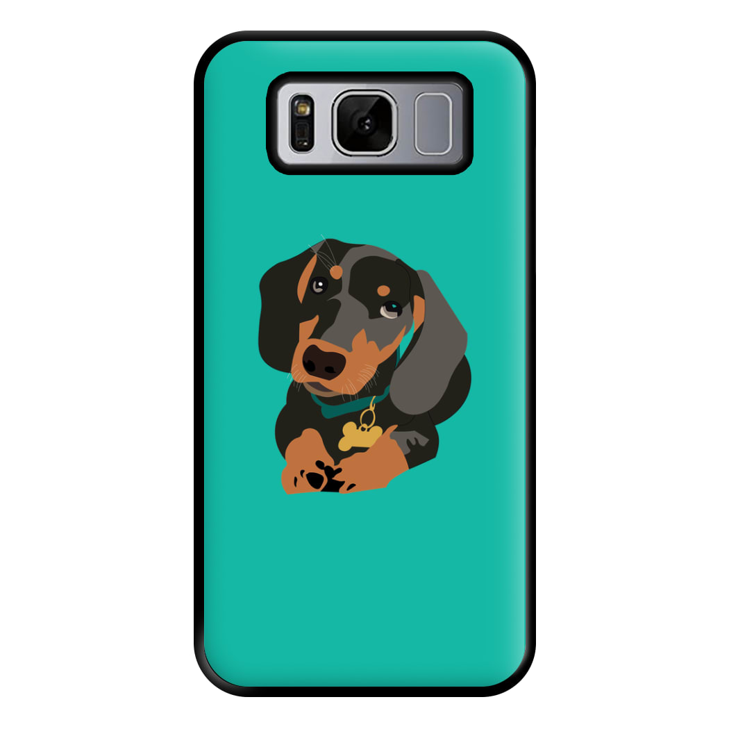 Black & brown - Dachshunds Phone Case for Galaxy S8 Plus