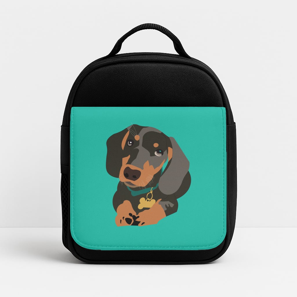 Black & brown - Dachshunds Insulated Lunchbox