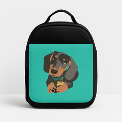 Black & brown - Dachshunds Insulated Lunchbox