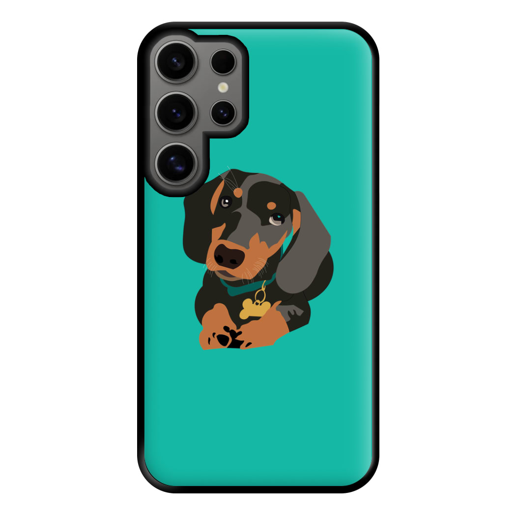 Black & brown - Dachshunds Phone Case for Galaxy S24 Ultra