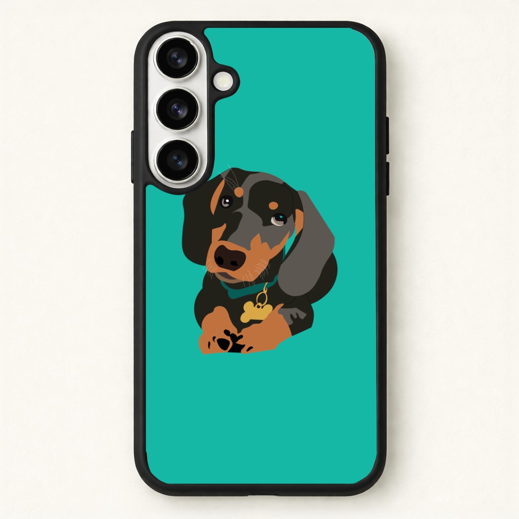 Black & brown - Dachshunds Phone Case for Galaxy S26