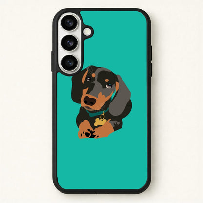 Black & brown - Dachshunds Phone Case for Galaxy S26