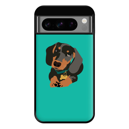 Black & brown - Dachshunds Phone Case for Google Pixel 8 Pro