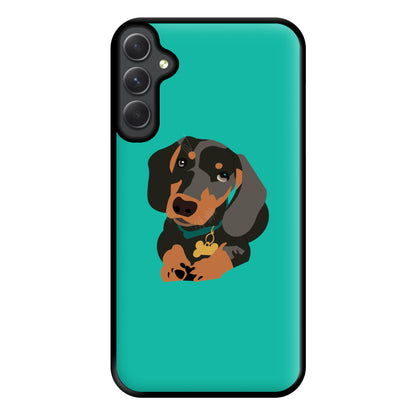 Black & brown - Dachshunds Phone Case for Galaxy A14