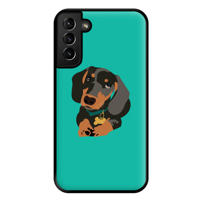 Black & brown - Dachshunds Phone Case for Galaxy S21 Plus