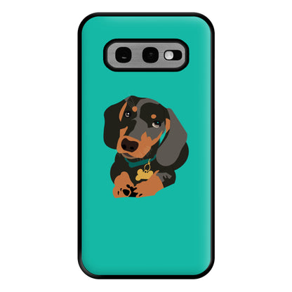 Black & brown - Dachshunds Phone Case for Galaxy S10e