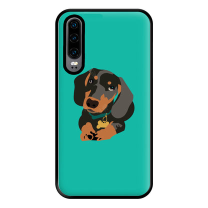 Black & brown - Dachshunds Phone Case for Huawei P30