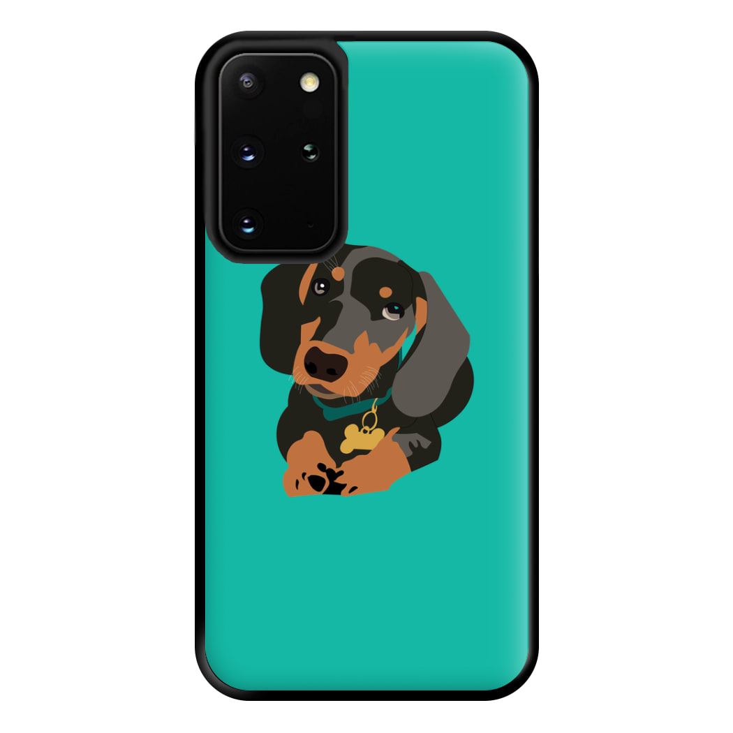 Black & brown - Dachshunds Phone Case for Galaxy S20 Plus