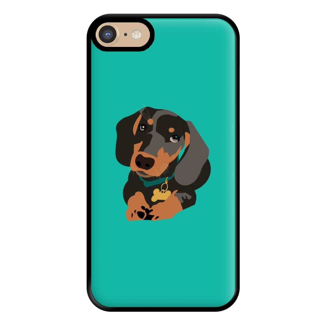 Black & brown - Dachshunds Phone Case for iPhone 6 / 7 / 8 / SE