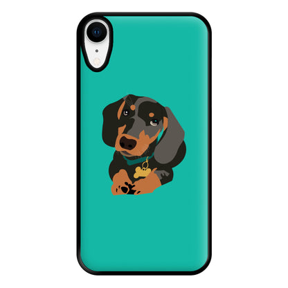 Black & brown - Dachshunds Phone Case for iPhone XR