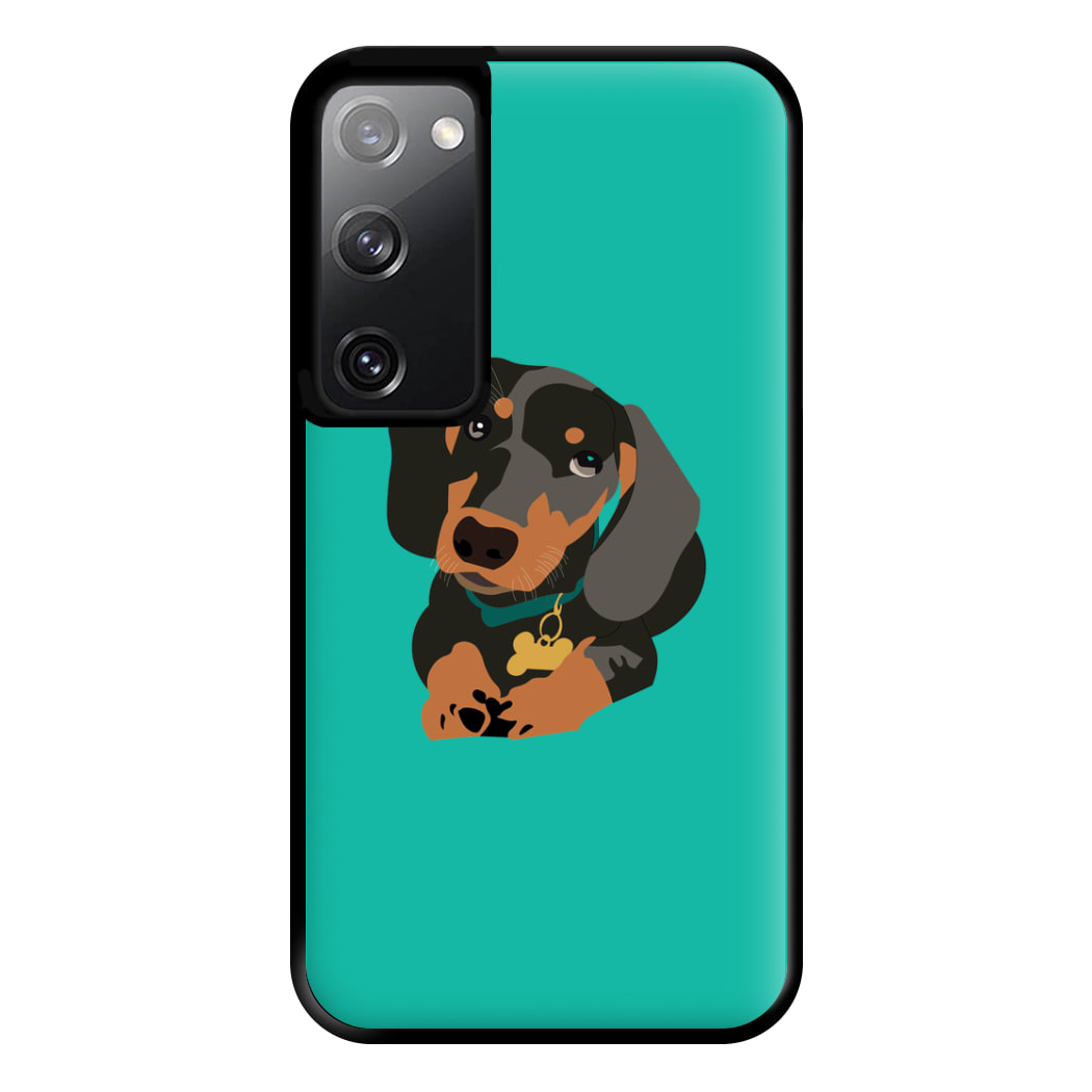 Black & brown - Dachshunds Phone Case for Galaxy S20