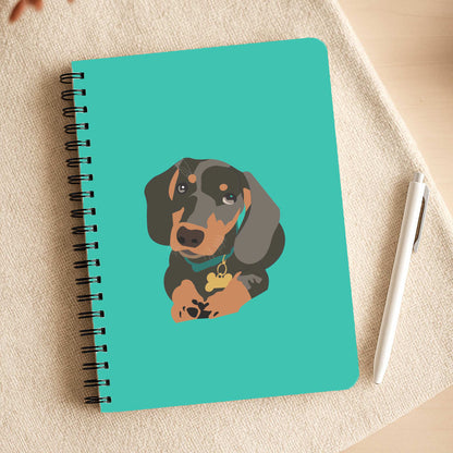 Black & brown - Dachshunds Notepad