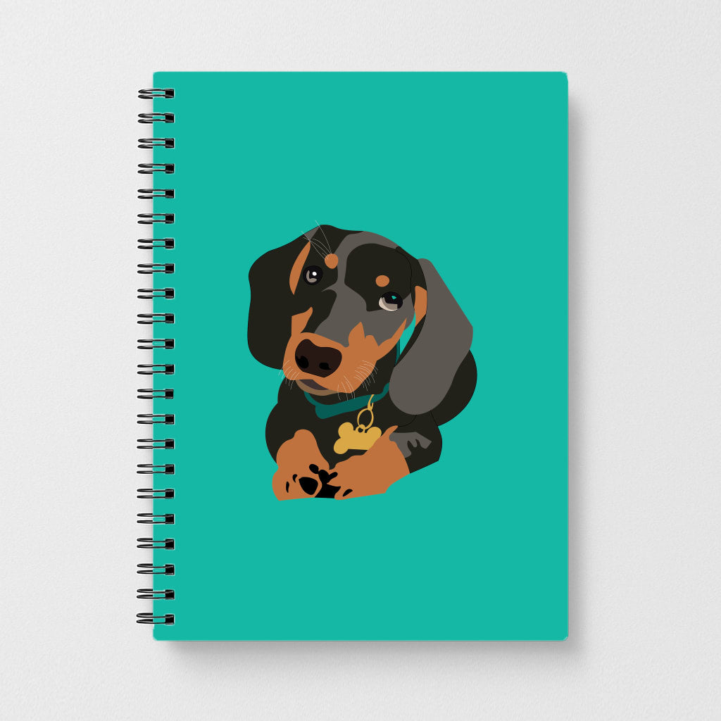 Black & brown - Dachshunds Notebook