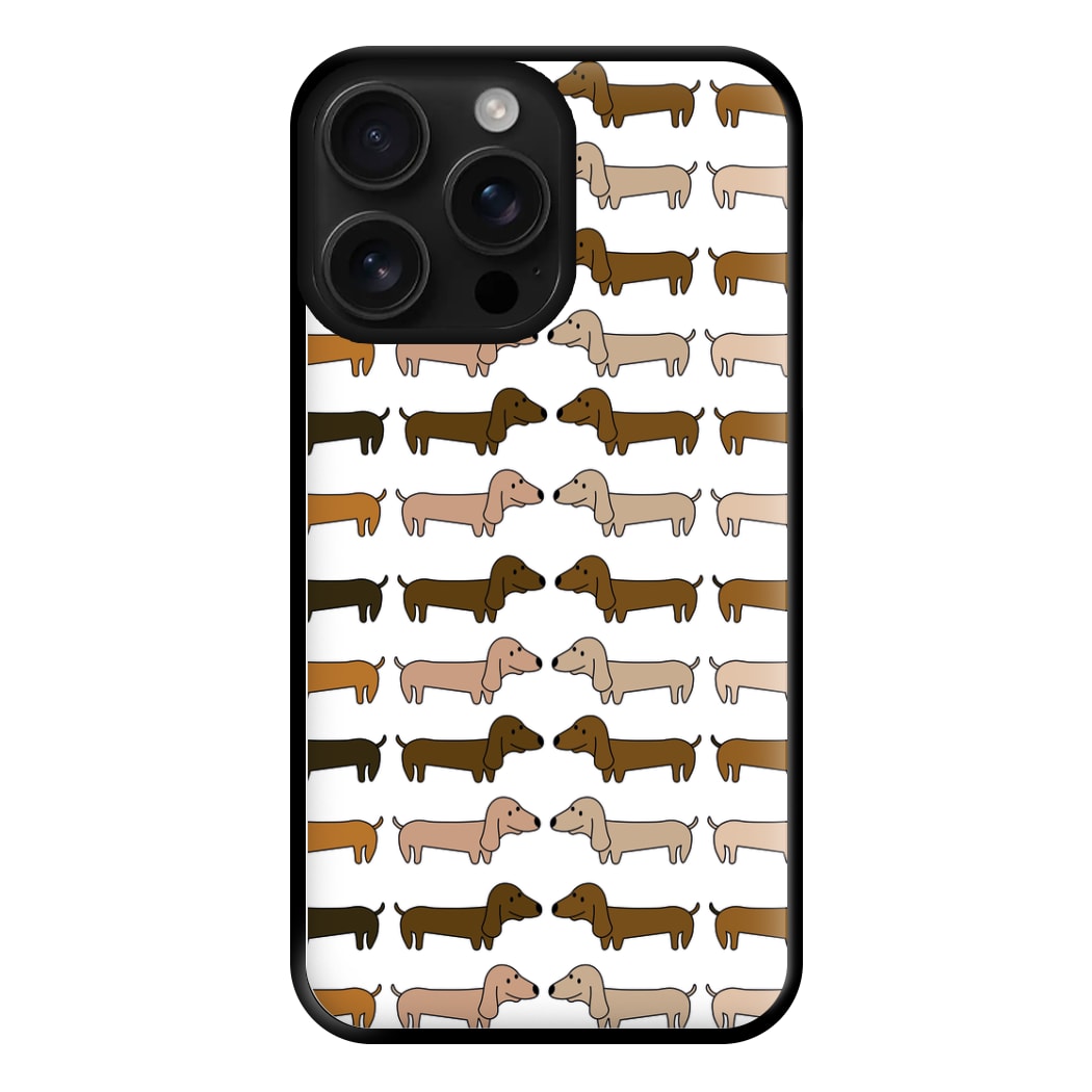 Collage - Dachshunds Phone Case