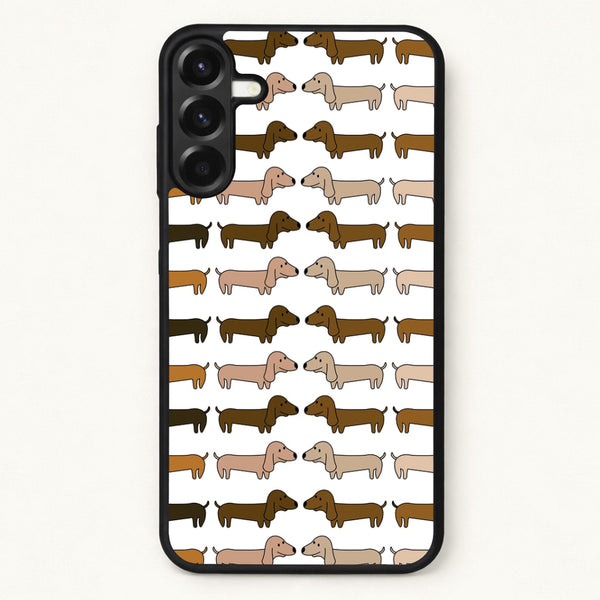 Collage - Dachshunds Phone Case for Galaxy A37