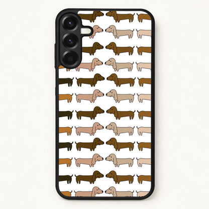 Collage - Dachshunds Phone Case for Galaxy A17
