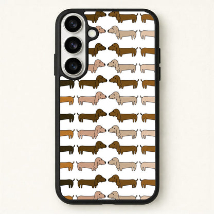 Collage - Dachshunds Phone Case for Galaxy S26 Plus