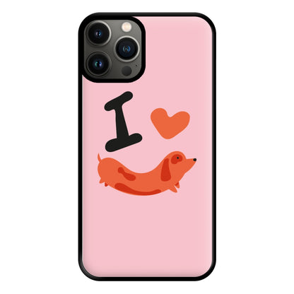 I love Dachshunds Phone Case for iPhone 11 Pro Max