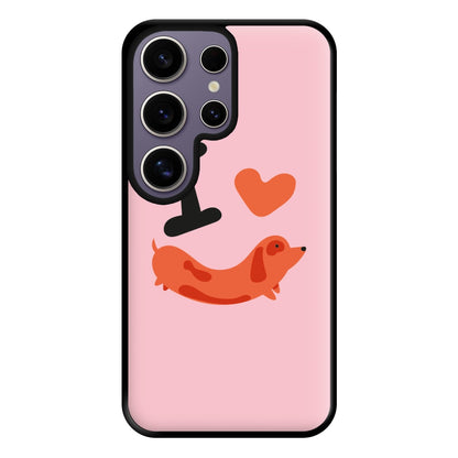 I love Dachshunds Phone Case for Galaxy S25 Ultra