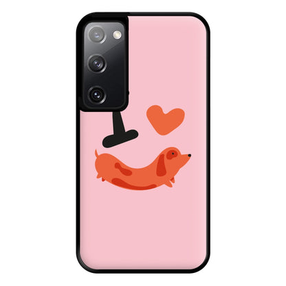 I love Dachshunds Phone Case for Galaxy S20