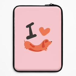I love Dachshunds Universal Laptop Sleeve