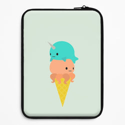 Narwhal Octopus Ice Cream Universal Laptop Sleeve