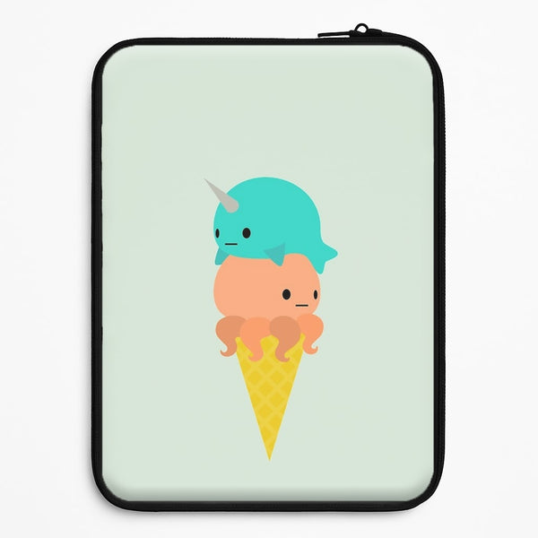 Narwhal Octopus Ice Cream Universal Laptop Sleeve